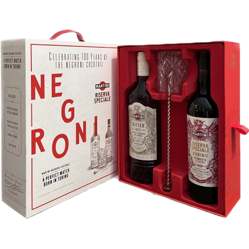 Martini Negroni Box (Bitter 70cl + Rubino 75cl)