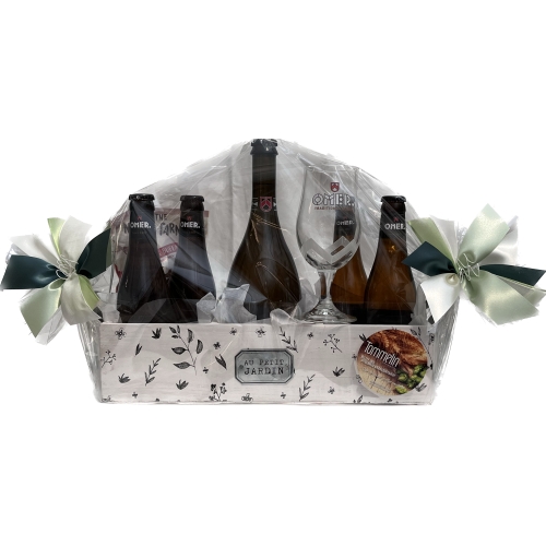 Omer geschenk + houten tuinbakje